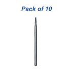 #1702 Oral Surgery Carbide Fissure Bur Round-End Cross-Cut Tapered HPL 65mm (10 per Pack)