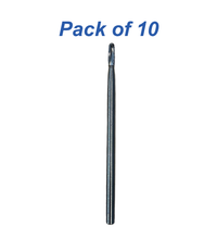 #1703 Oral Surgery Carbide Fissure Bur Round-End Cross-Cut Tapered HP 44.5mm (10 per Pack)