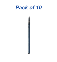 #702 Carbide Fissure Bur Flat-End Cross-Cut Tapered for Oral Surgery HP 44.5 mm - Vitality™ (10 per Pack)