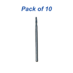 Vitality 703 HP Shank 1 surgical carbide fissure bur, 44.5 mm, pack of 10