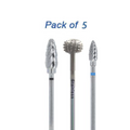 Vitality ridge reduction bur pack of 5 for bone shaping and oral surgery procedures