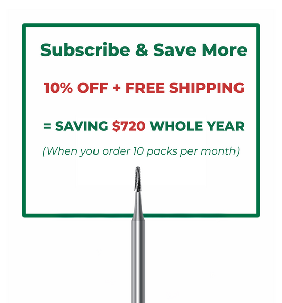 #1701 Oral Surgery Carbide Fissure Bur HP 65mm