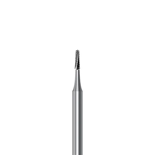 Close-up of the 1700 Series carbide fissure bur cutting head for precise bone cutting