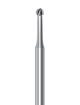 Vitality #6 round surgical carbide bur with FGXL 25 mm for bone cutting and contouring